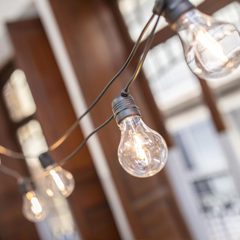 Grinalda exterior Allegra IP44 8m 10 luzes preto New Garden - 4