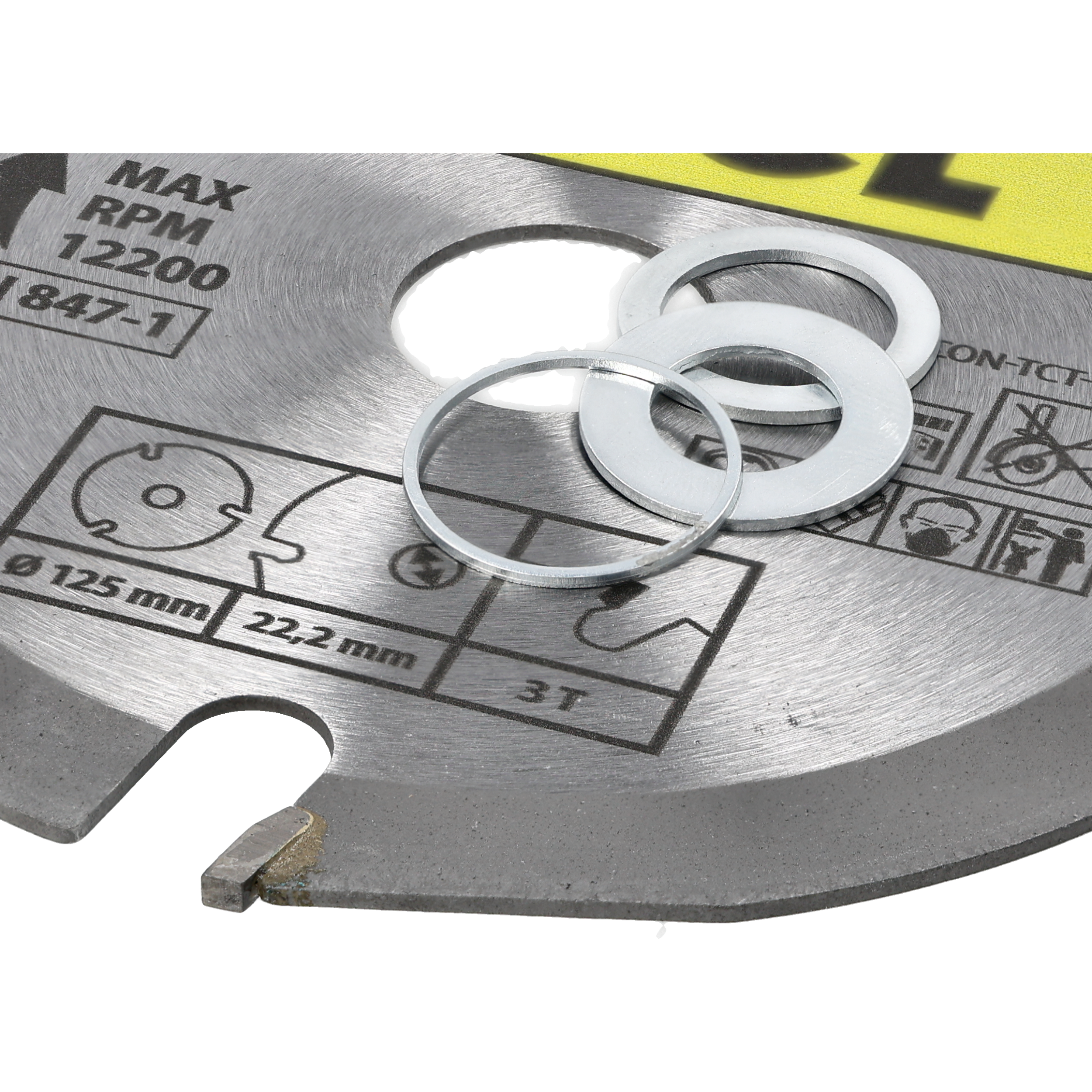 Tarcza do cięcia drewna 125 mm 3T CON-TCT-1025 DREL - 2
