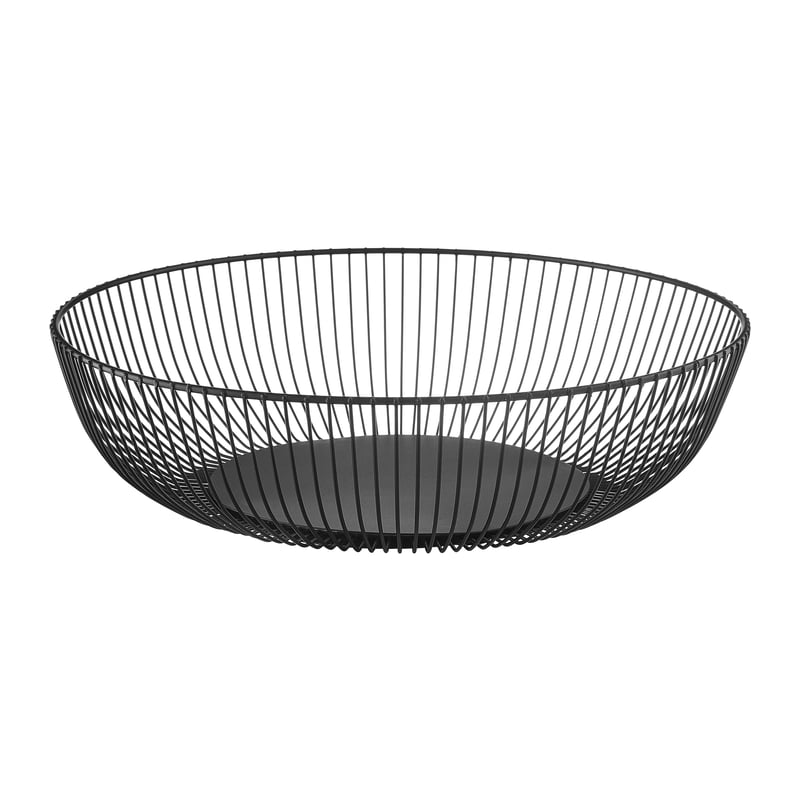 Koszyk na owoce czarny śr. 28 cm