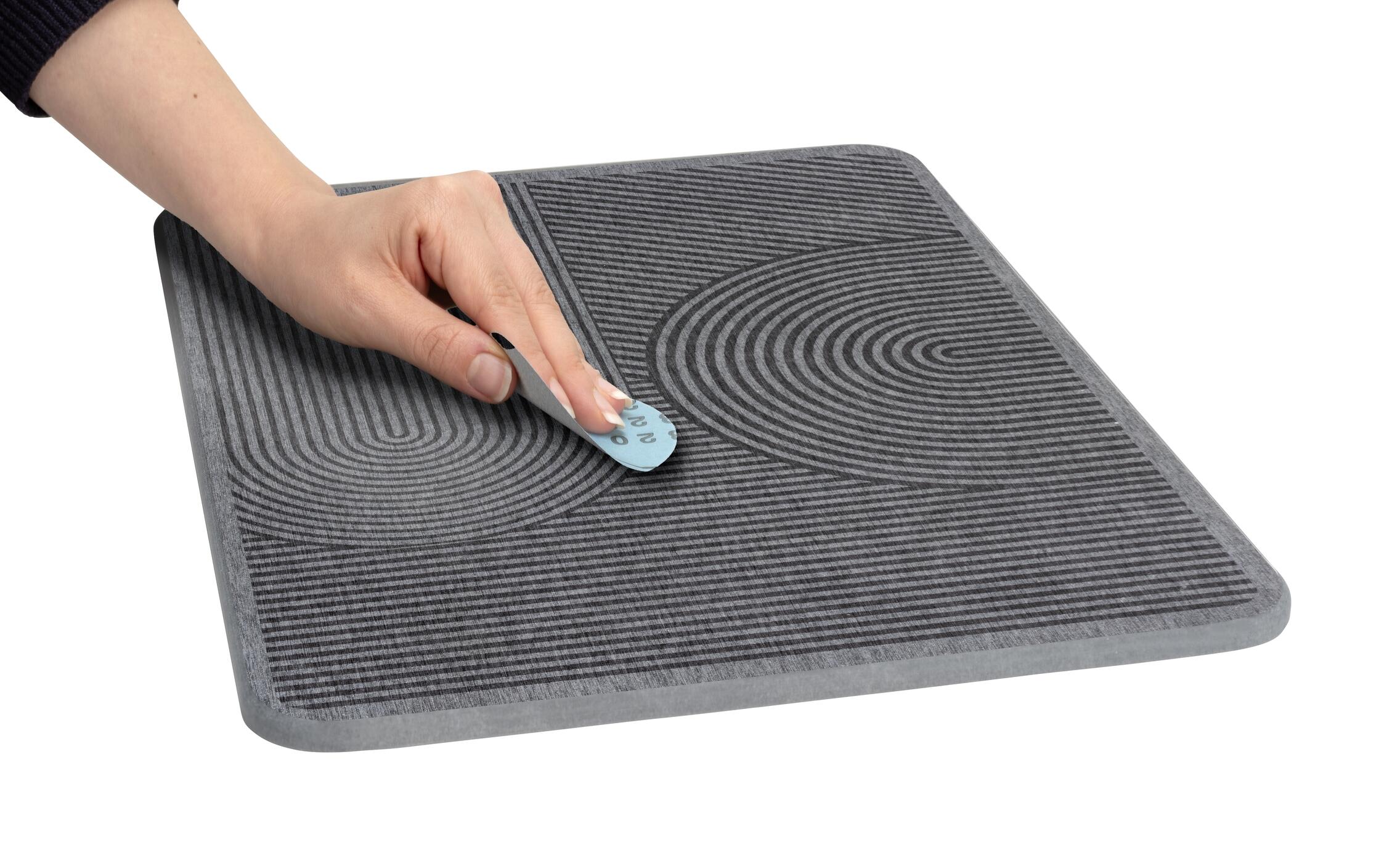 Tapete escorredor de louça 40x30 cm cinzento Wenko Damon - 12