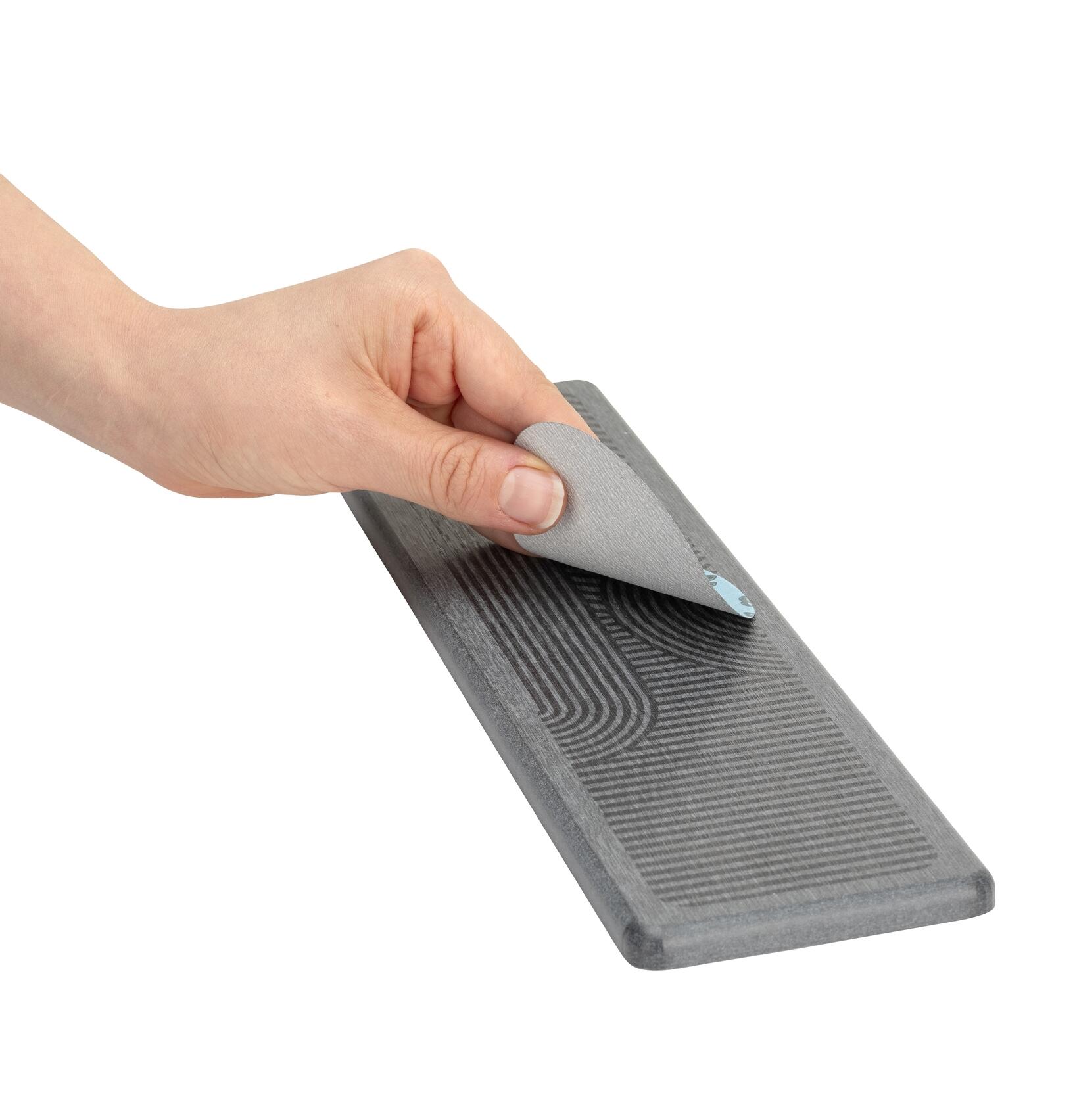 Tapete escorredor de louça 8x30 cm cinzento Wenko Damon - 20