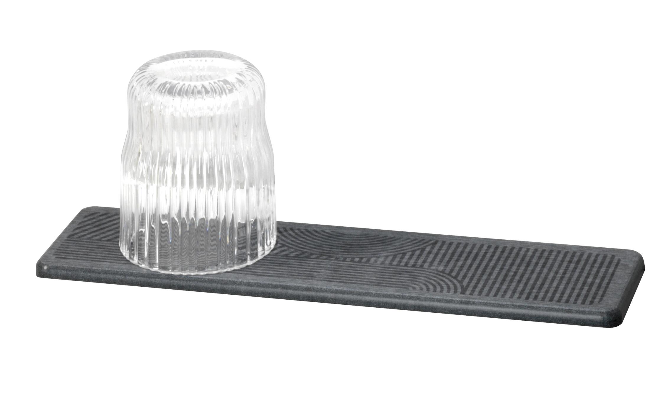 Tapete escorredor de louça 8x30 cm cinzento Wenko Damon - 19