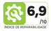 Índice de reparabilidade: 6.9 de 10
