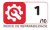 Índice de reparabilidade: 1 de 10