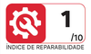Índice de reparabilidade: 1 de 10