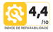 Índice de reparabilidade: 4.4 de 10