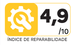 Índice de reparabilidade: 4.9 de 10