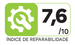 Índice de reparabilidade: 7.6 de 10