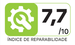 Índice de reparabilidade: 7.7 de 10