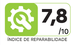 Índice de reparabilidade: 7.8 de 10