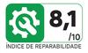 Índice de reparabilidade: 8.1 de 10