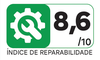 Índice de reparabilidade: 8.6 de 10