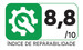 Índice de reparabilidade: 8.8 de 10