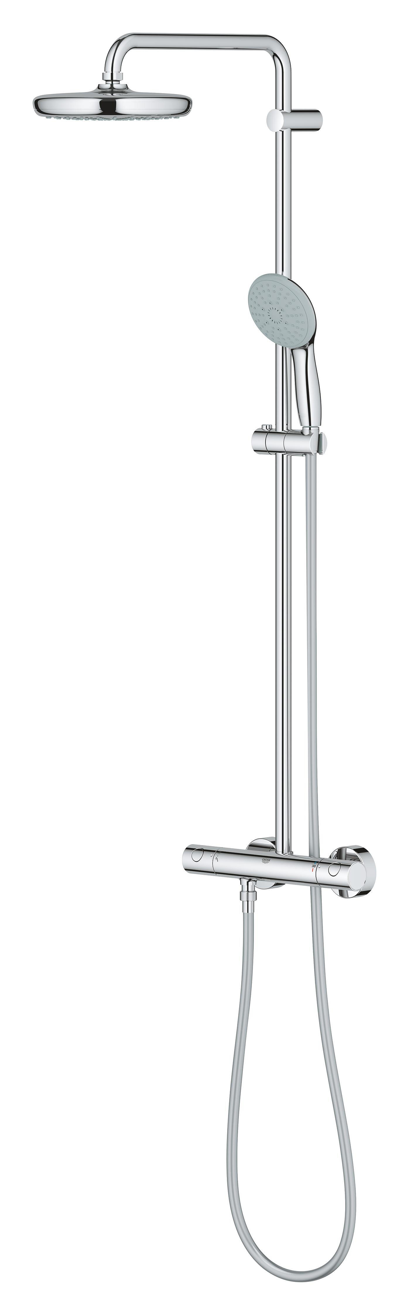 Conjunto de duche com torneira cromado Grohe Start Clova 210 - 16