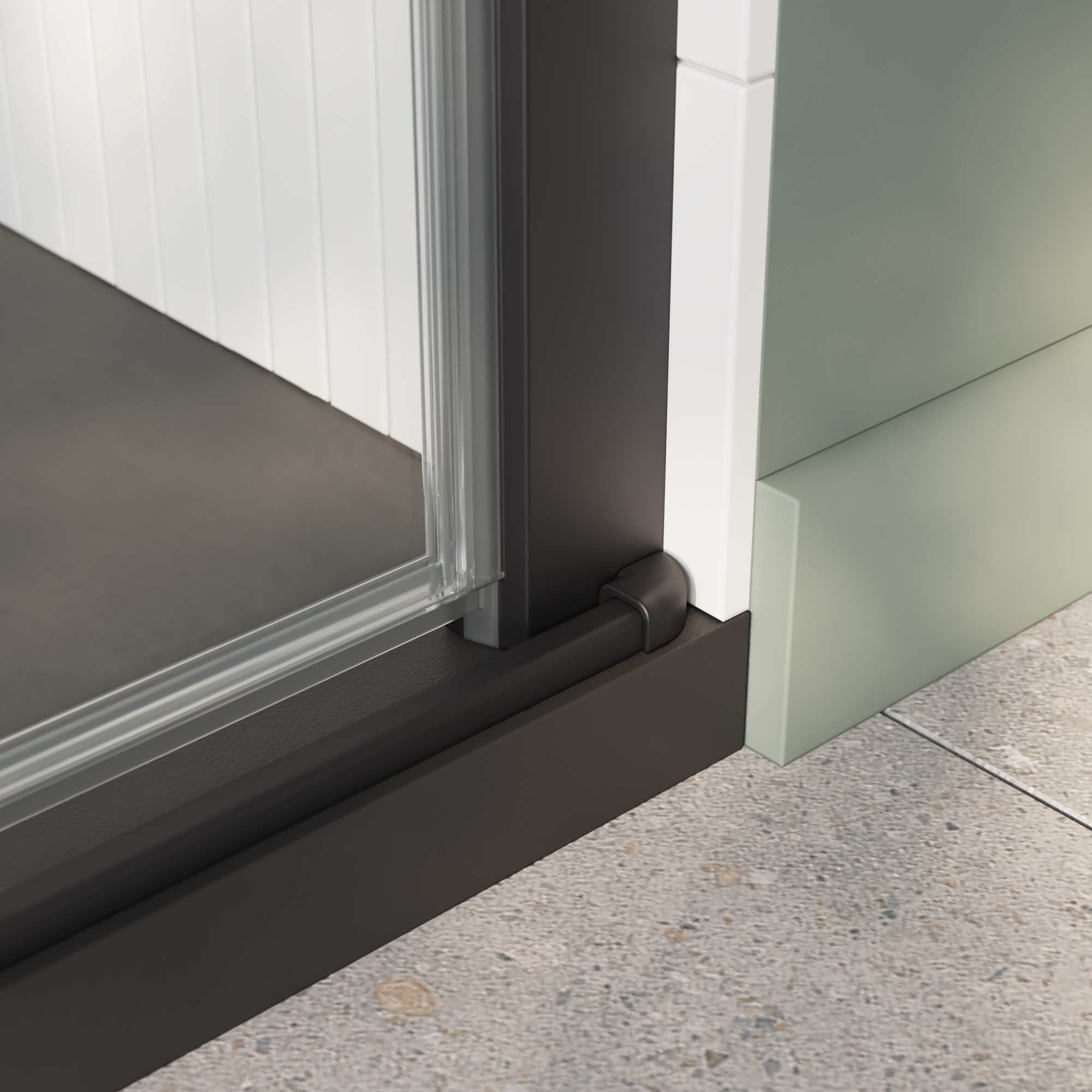 Szkło kabiny 1/4K transparentne Easy 80 X 80 X 190 Sensea - 22