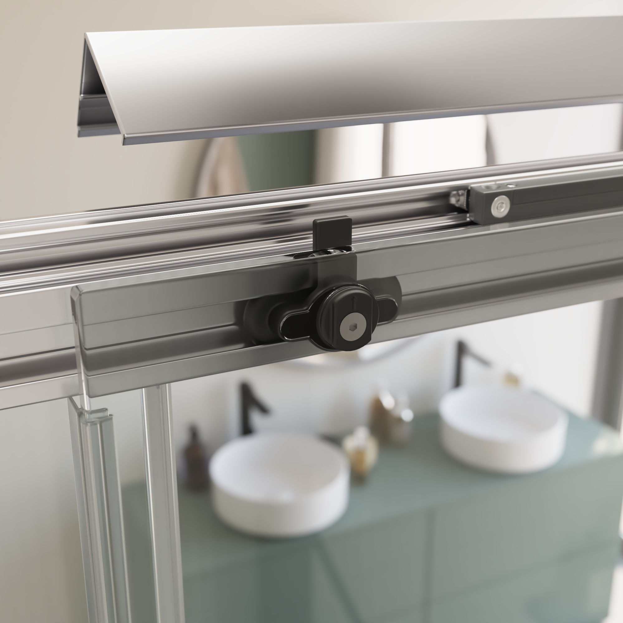 Szkło kabiny 1/4K transparentne Easy 80 X 80 X 190 Sensea - 18