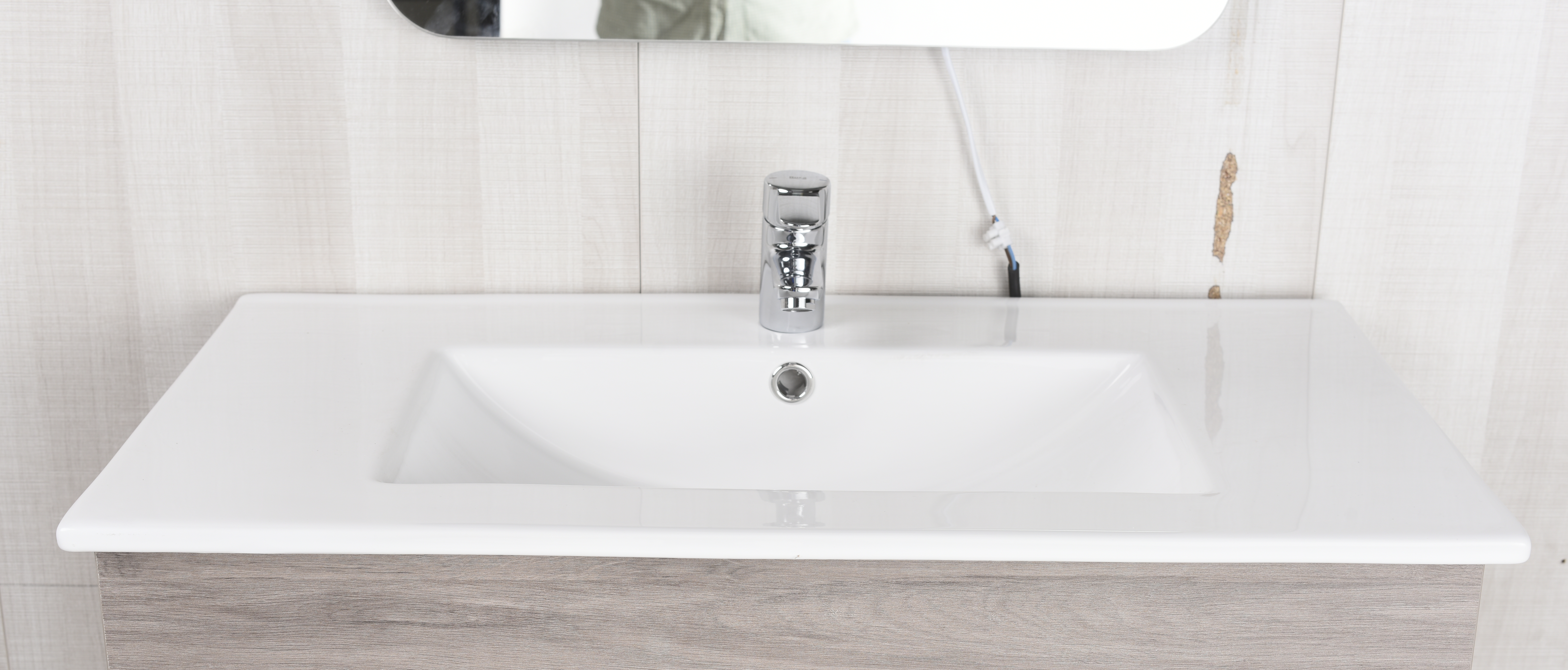 Lavatório de encastrar 81 cm branco Max - 5