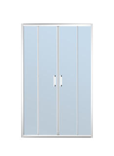 FRONTAL DE DUCHE INCA 2 PORTAS 160CM CROMADO TEKA STROHM  - 2