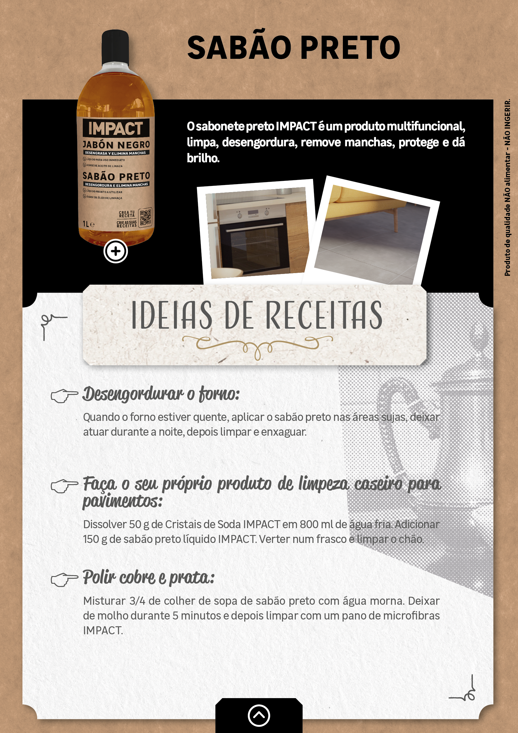Sabão preto 1 L Impact - 4