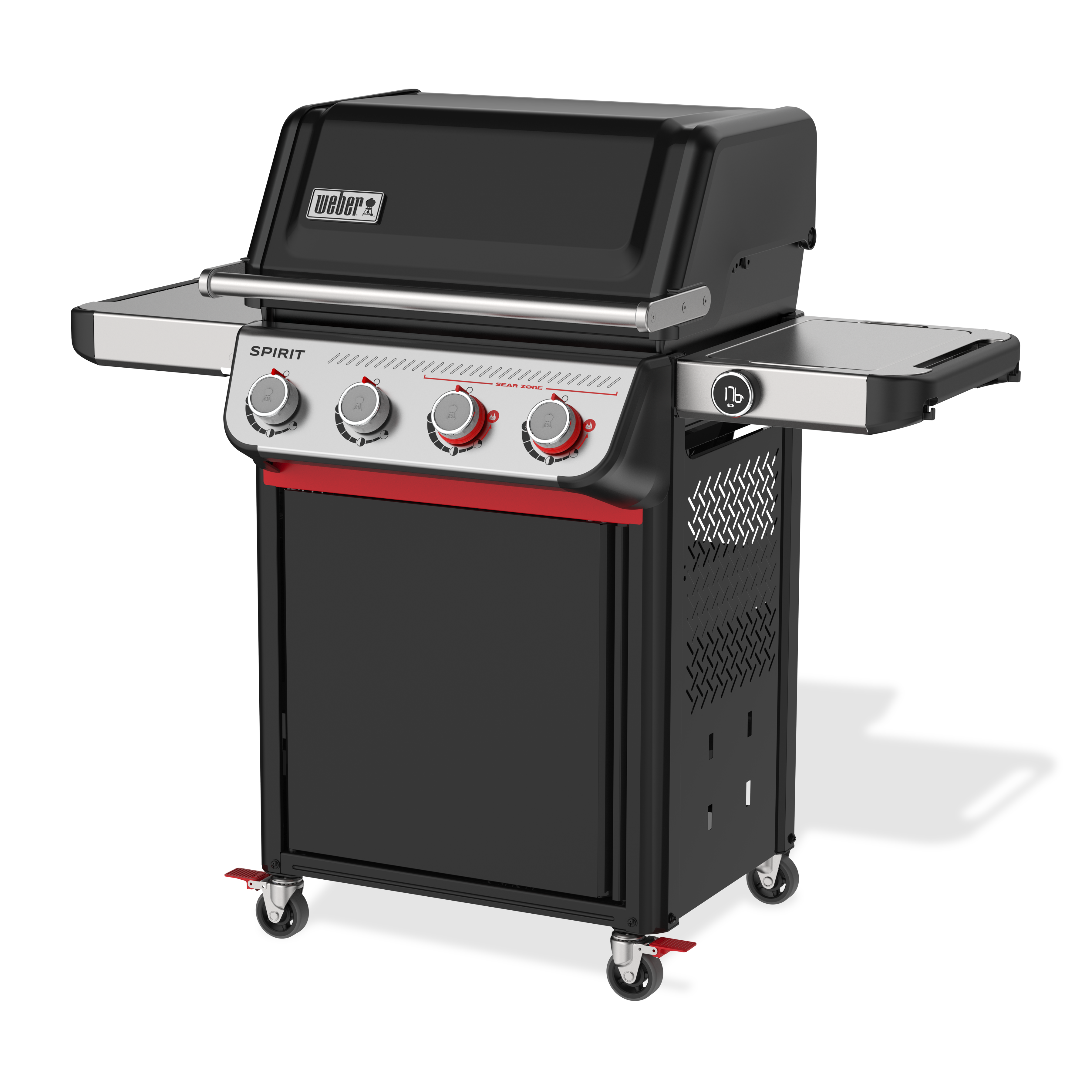 Barbacoa de gas weber spirit ep-425 de 4 quemadores y 10.3 kw de potencia recomendado para más de 10 personas