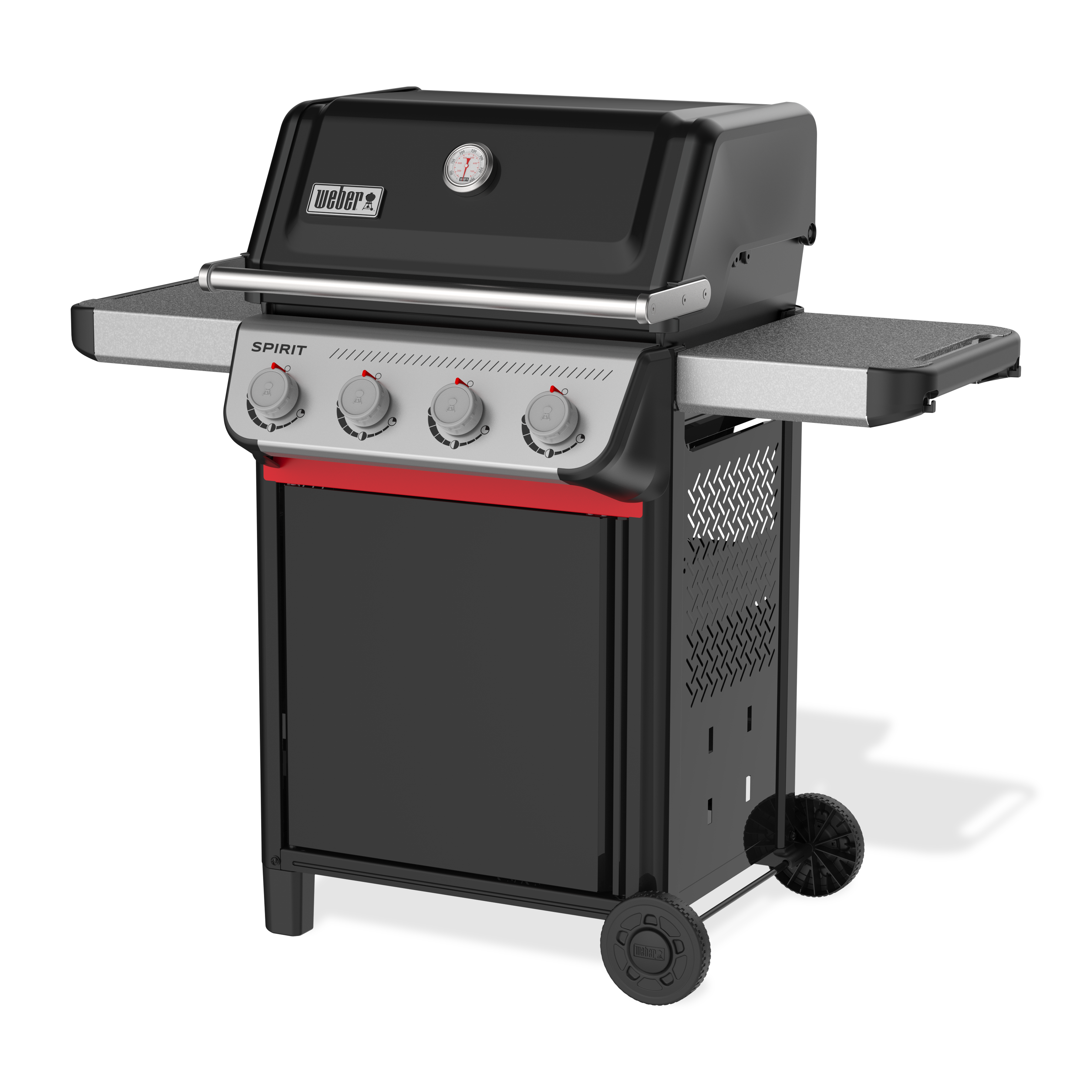 Barbacoa de gas weber spirit e-410 de 4 quemadores y 10.3 kw de potencia recomendado para más de 10 personas