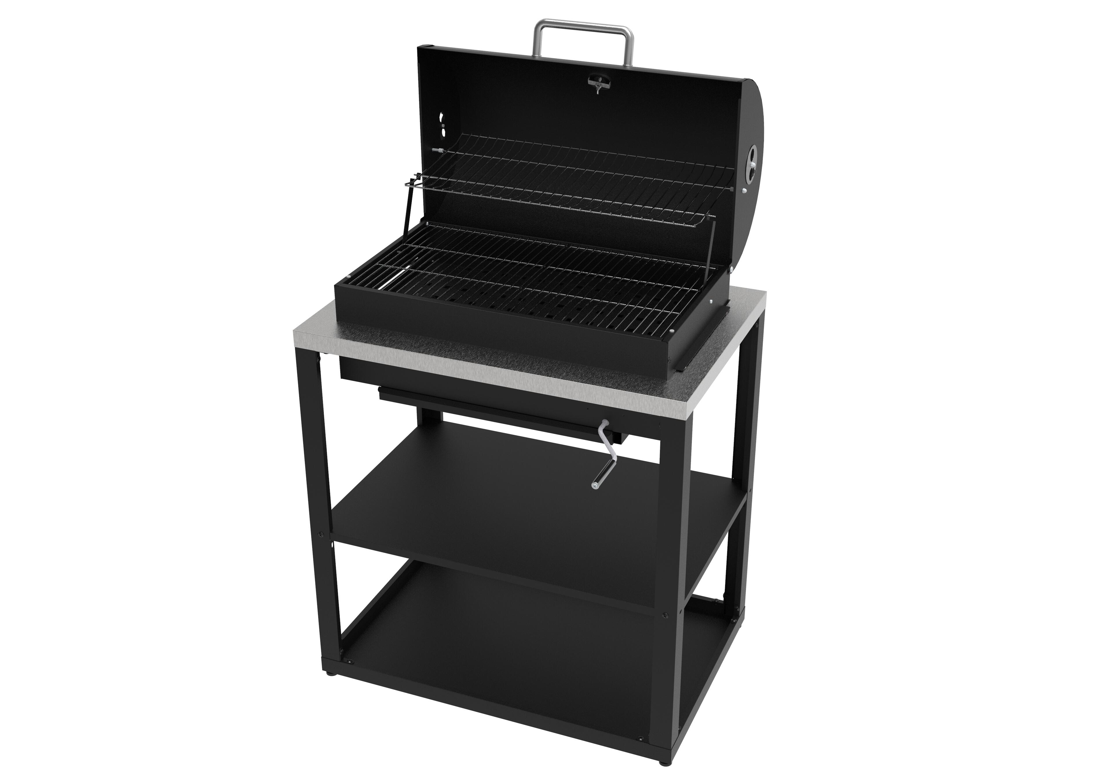 Cocina de exterior para barbacoa de obra imor módulo milano