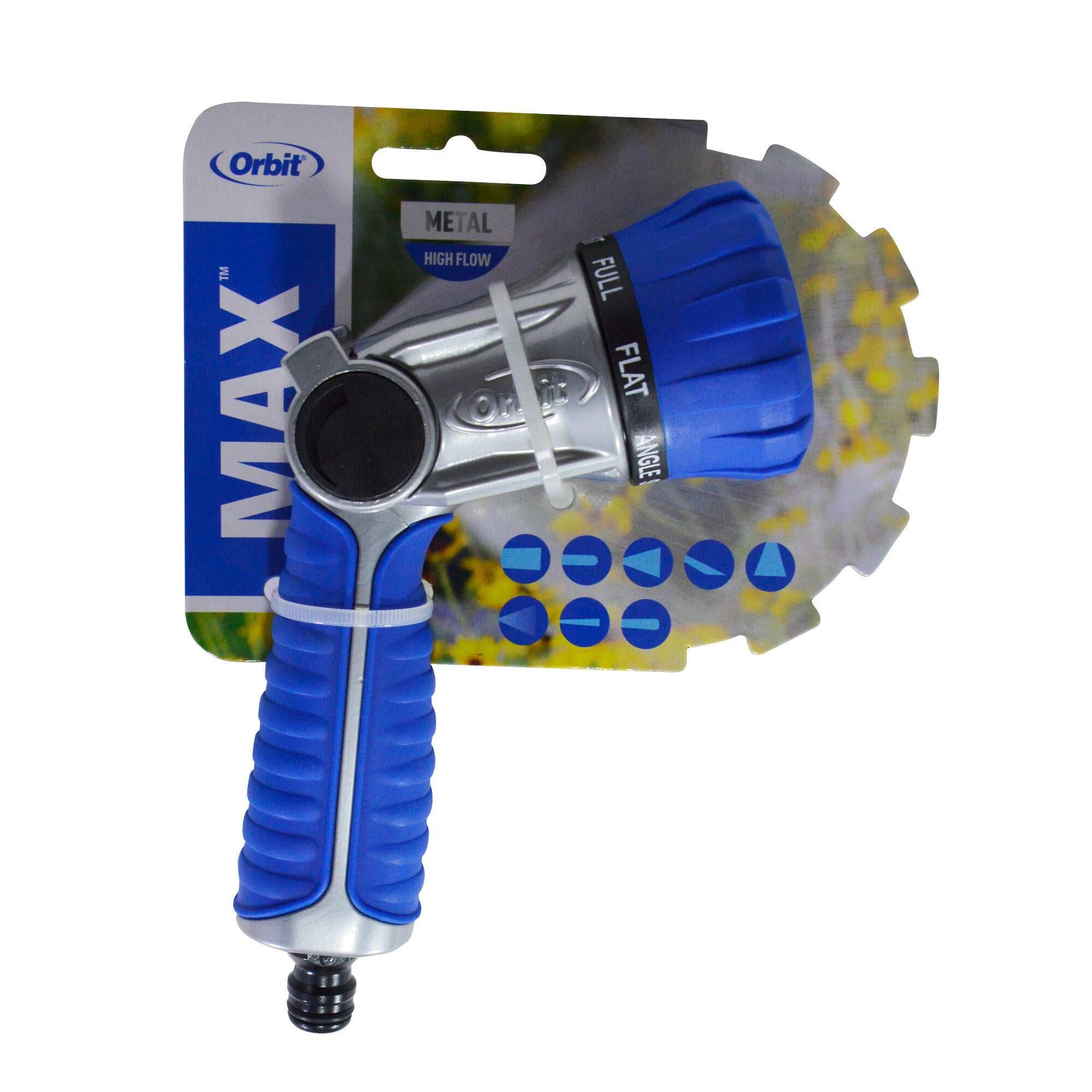 Pistola de metal max series para riego con 8 posiciones diferentes