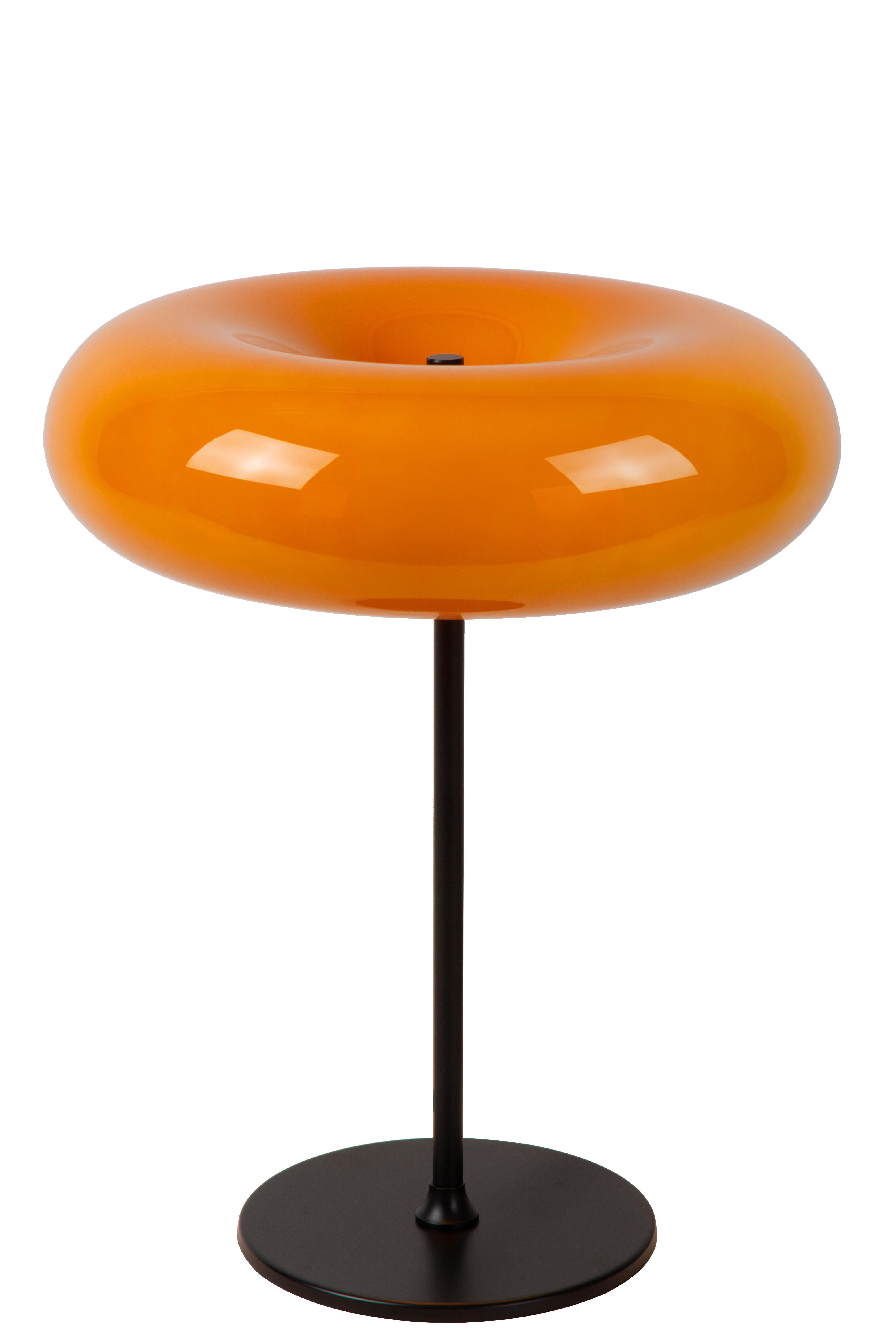 Lampe Sentino, verre, orange, H.37 cm, G9 - 3