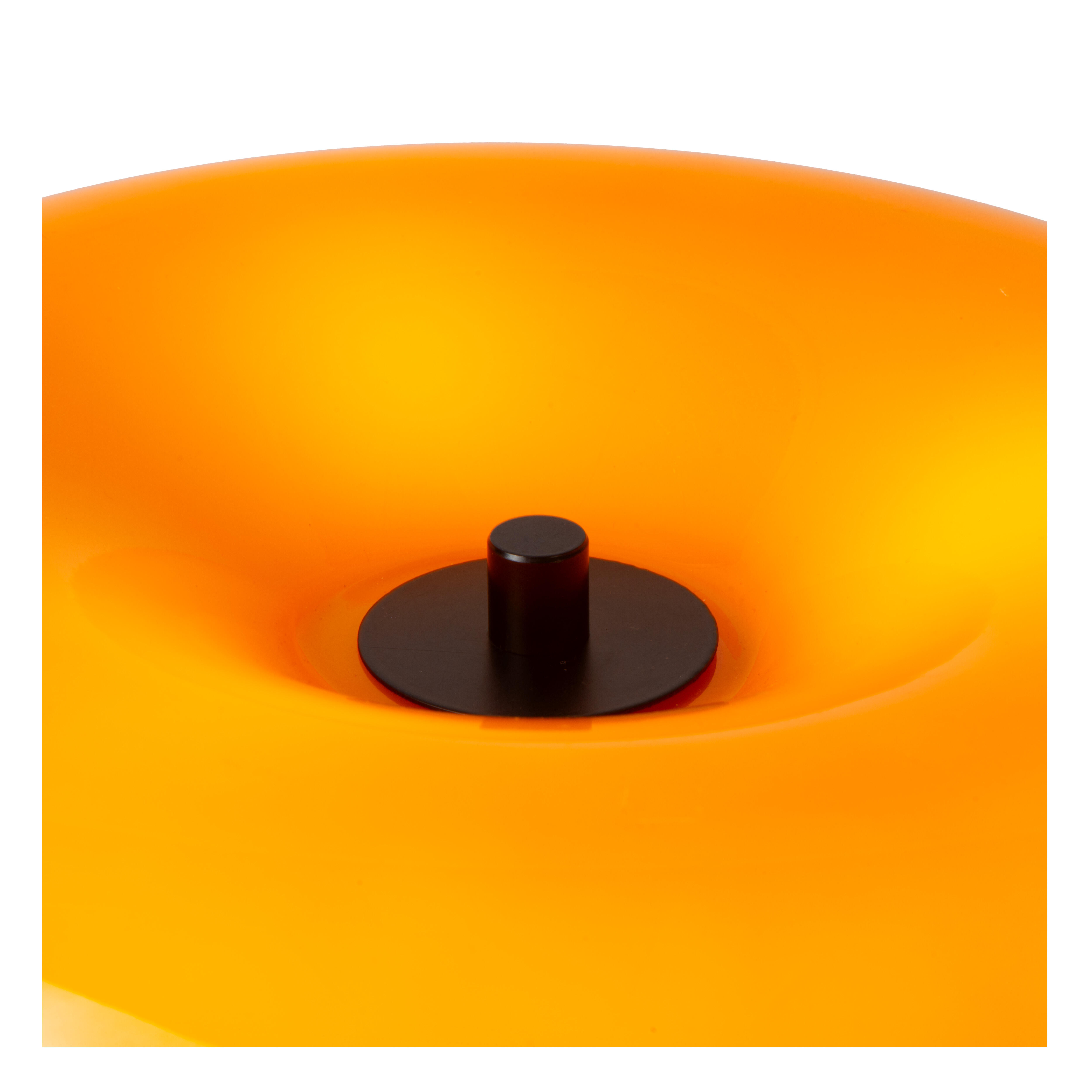 Lampe Sentino, verre, orange, H.37 cm, G9 - 5