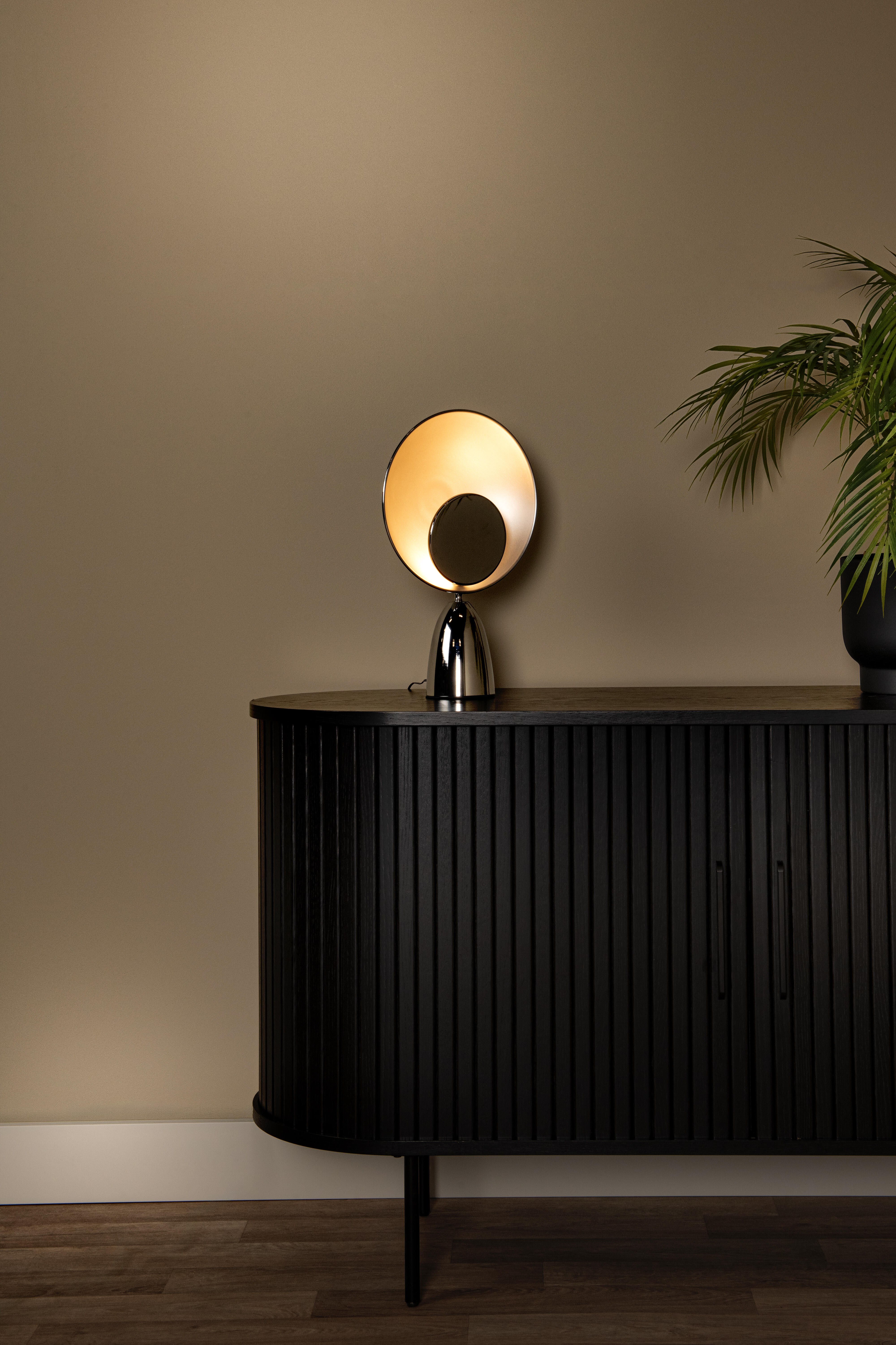 Lampe LED Castamar , acier, chrome, H.40 cm, - 2