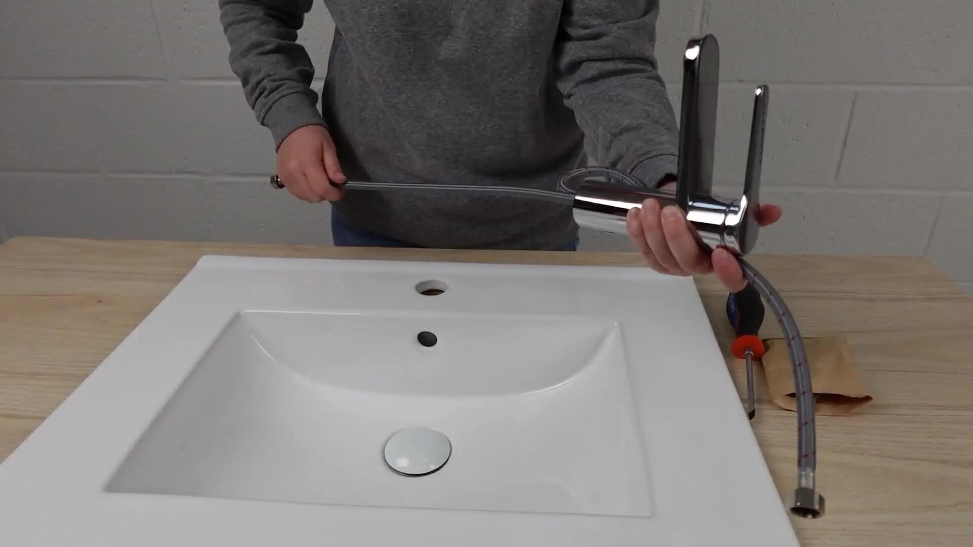 Mitigeur de lavabo M chrome, Essential, SENSEA - 11