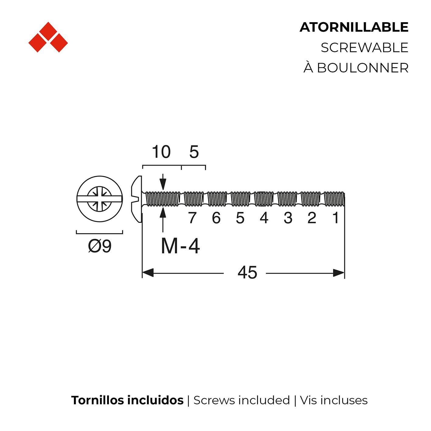 4 boutons de meuble ronds Fleurs, porcelaine bleu verni, Diam.40 mm - 7