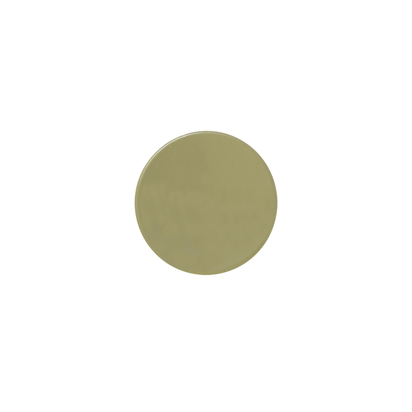 2 boutons de meuble ronds Jamy, zamak vert olive peint, Diam.35 mm - 4
