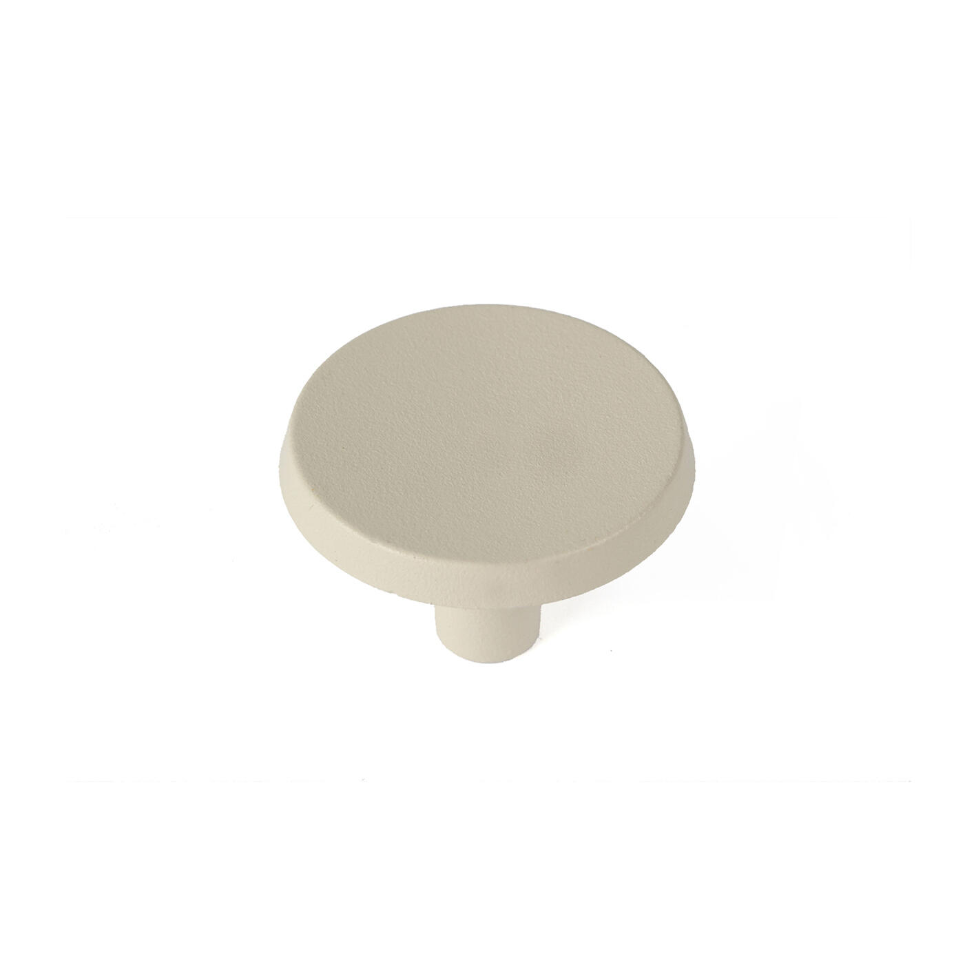 2 boutons de meuble ronds Jamy, zamak greige peint, Diam.35 mm - 5