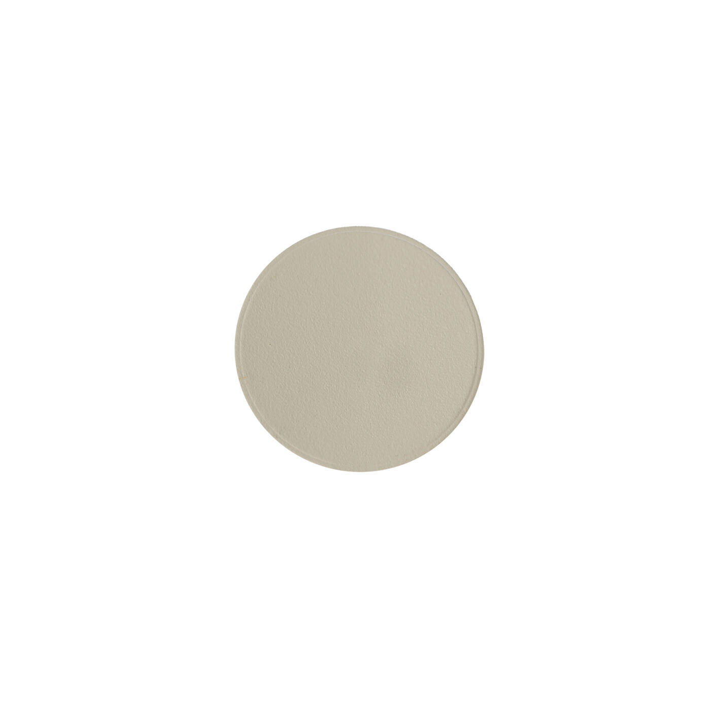2 boutons de meuble ronds Jamy, zamak greige peint, Diam.35 mm - 4