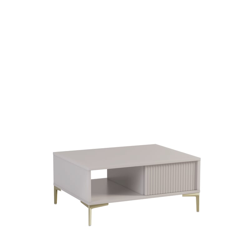 Stolik kawowy Uni beżowy 89.5x70x41 cm