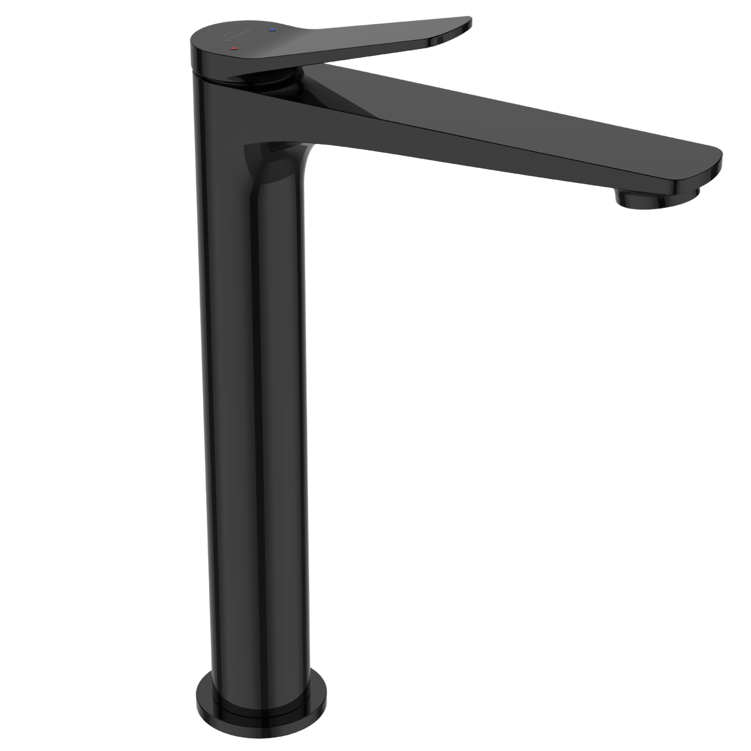 Bateria umywalkowa wysoka czarny połysk 28.9 cm Nestos Invena