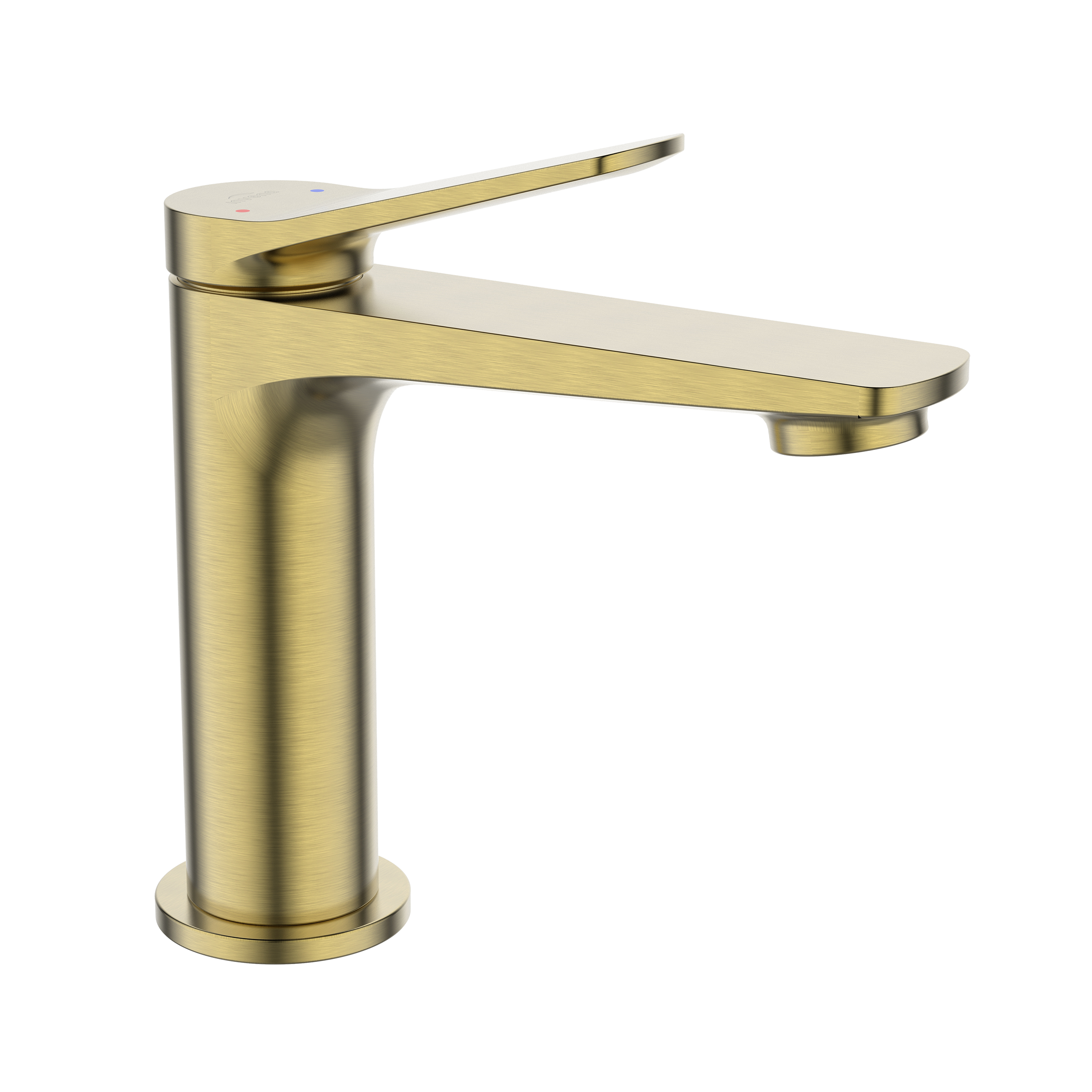 Bateria umywalkowa złoto szczotkowane 15.3 cm Nestos Invena