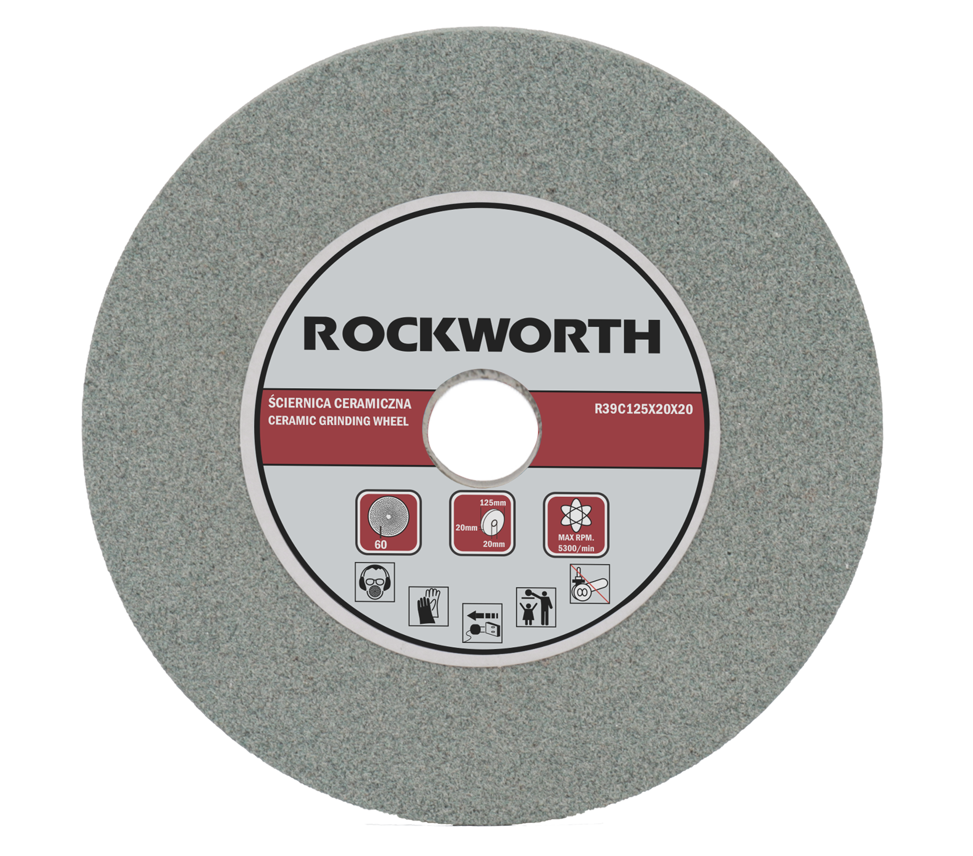 Tarcza diamentowa 125x20x20 mm do szlifowania ROCKWORTH R39C