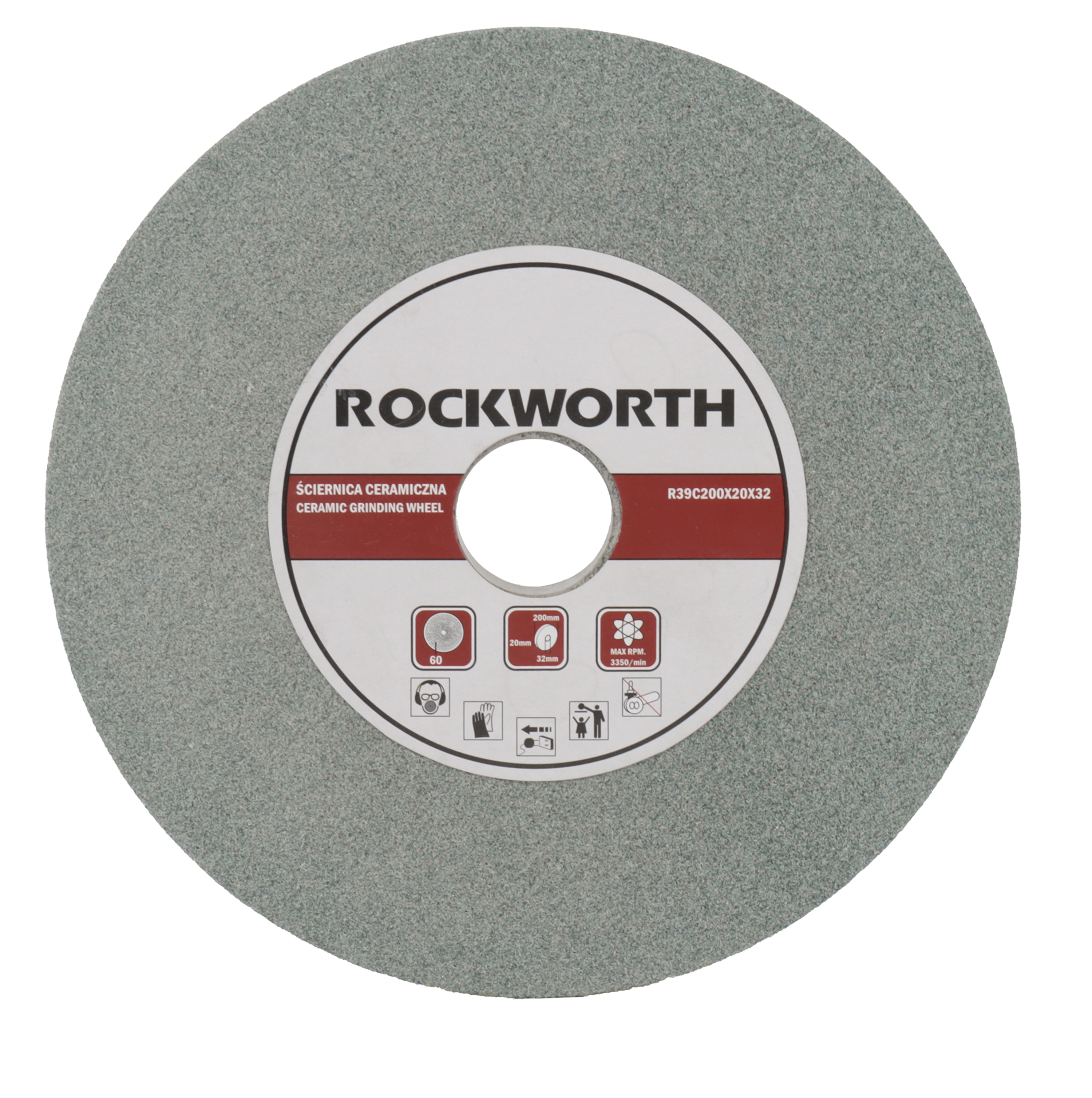 Tarcza ścierna do ceramiki 200x20x32 mm Rockworth