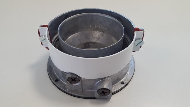 ADAPTADOR ALUMINIO BLANCO 60-100/80-110MM