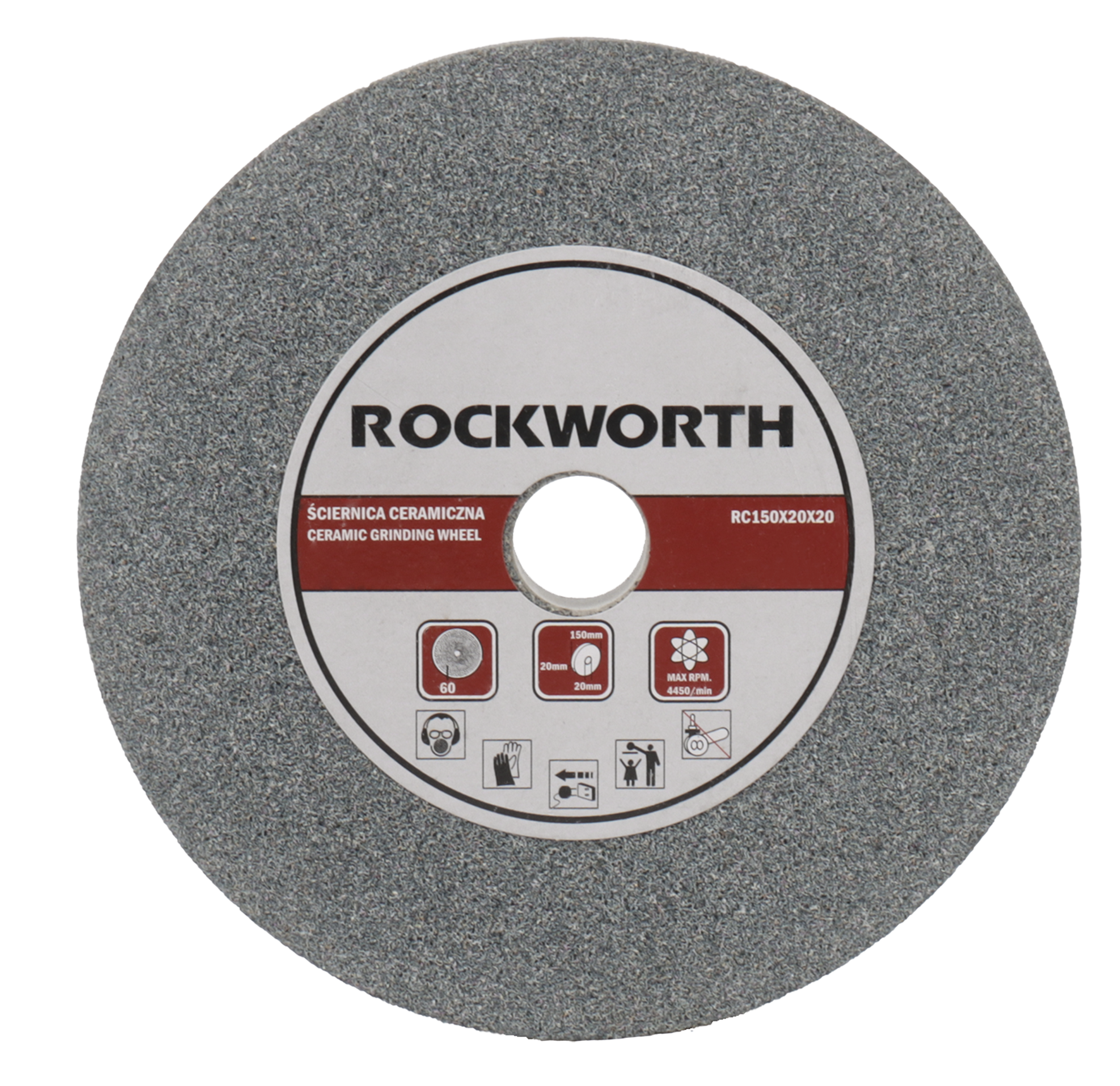 Tarcza ścierna do ceramiki 150x20x20 mm ROCKWORTH