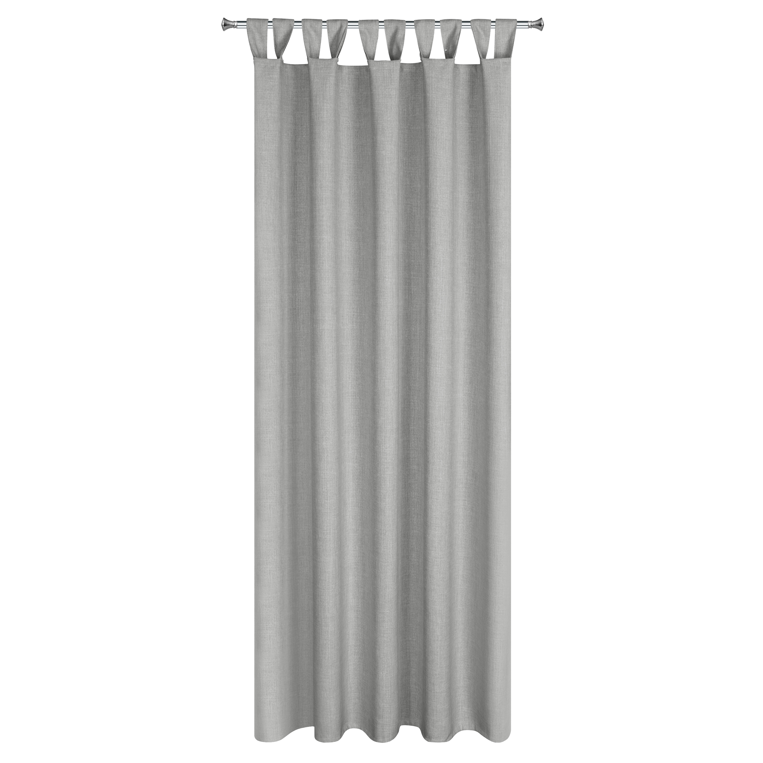Zasłona ogrodowa Gardenia jasnoszara 155 x 240 cm na szelkach