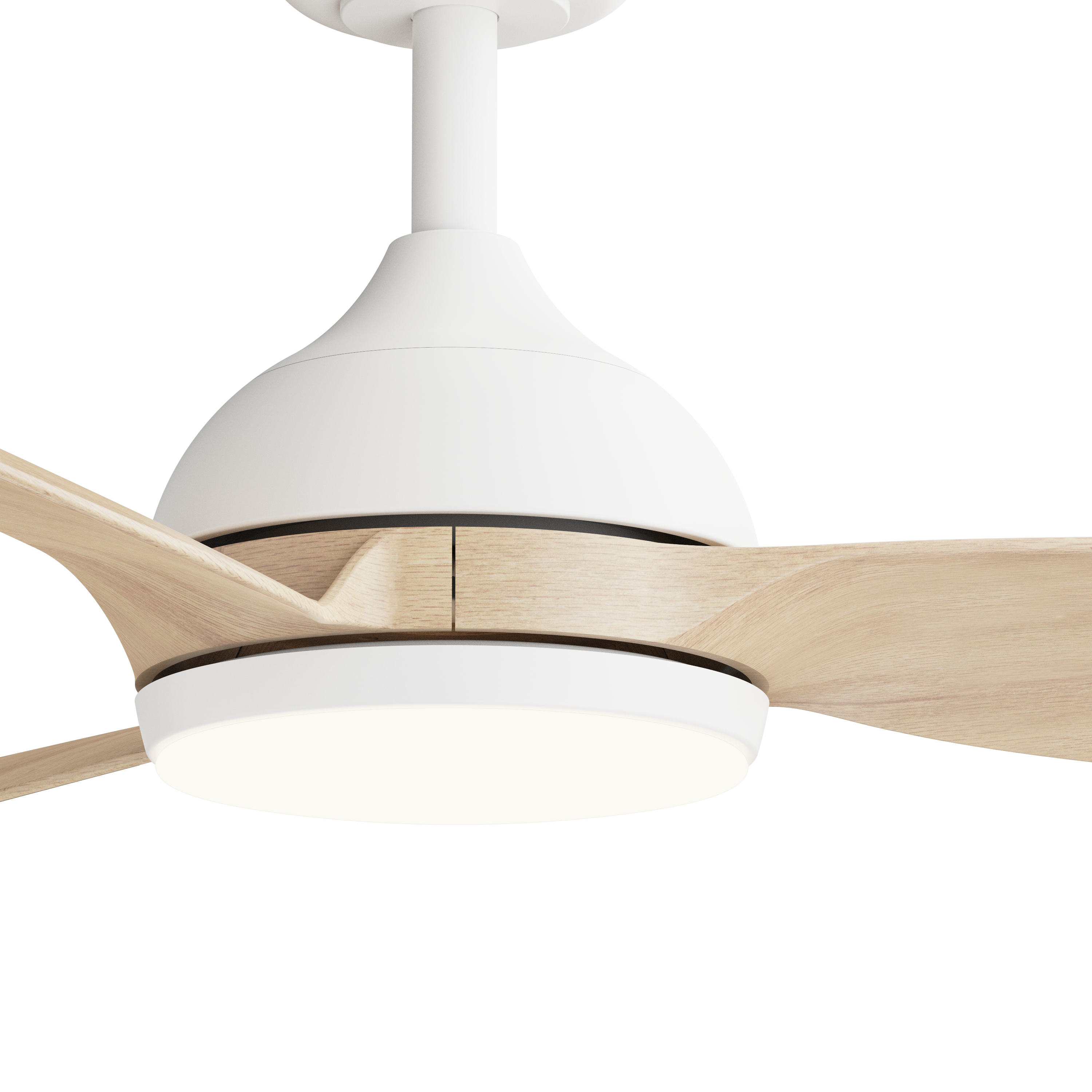 Ventilador de techo con luz silencioso DC Sulion Sunset Wifi blanco 75 cm - 12