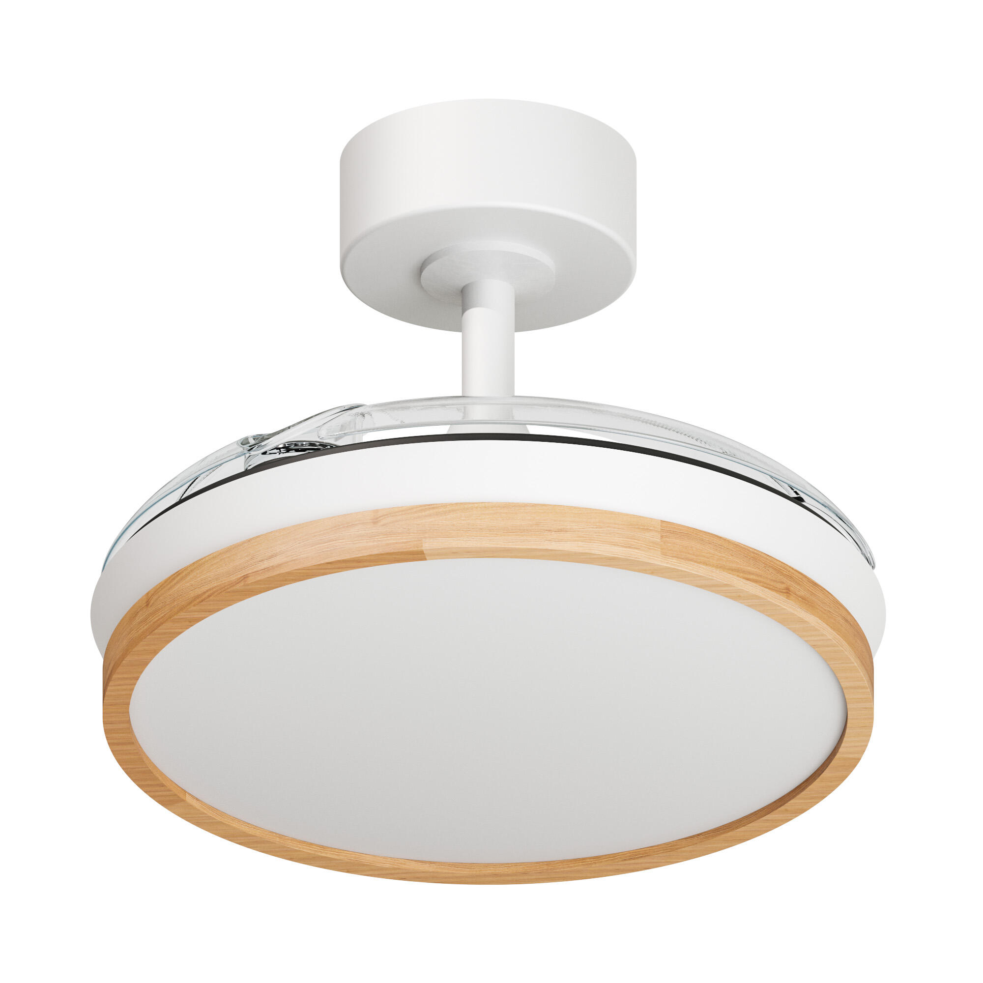 Ventilador de techo con luz silencioso DC 22W con mando ø91 cm Whira S ARTE CONFORT blanco luz CCT 3 aspas| 6 velocidades| modo verano/invierno| temporizador| brisa| recomendado para <13m² - 2