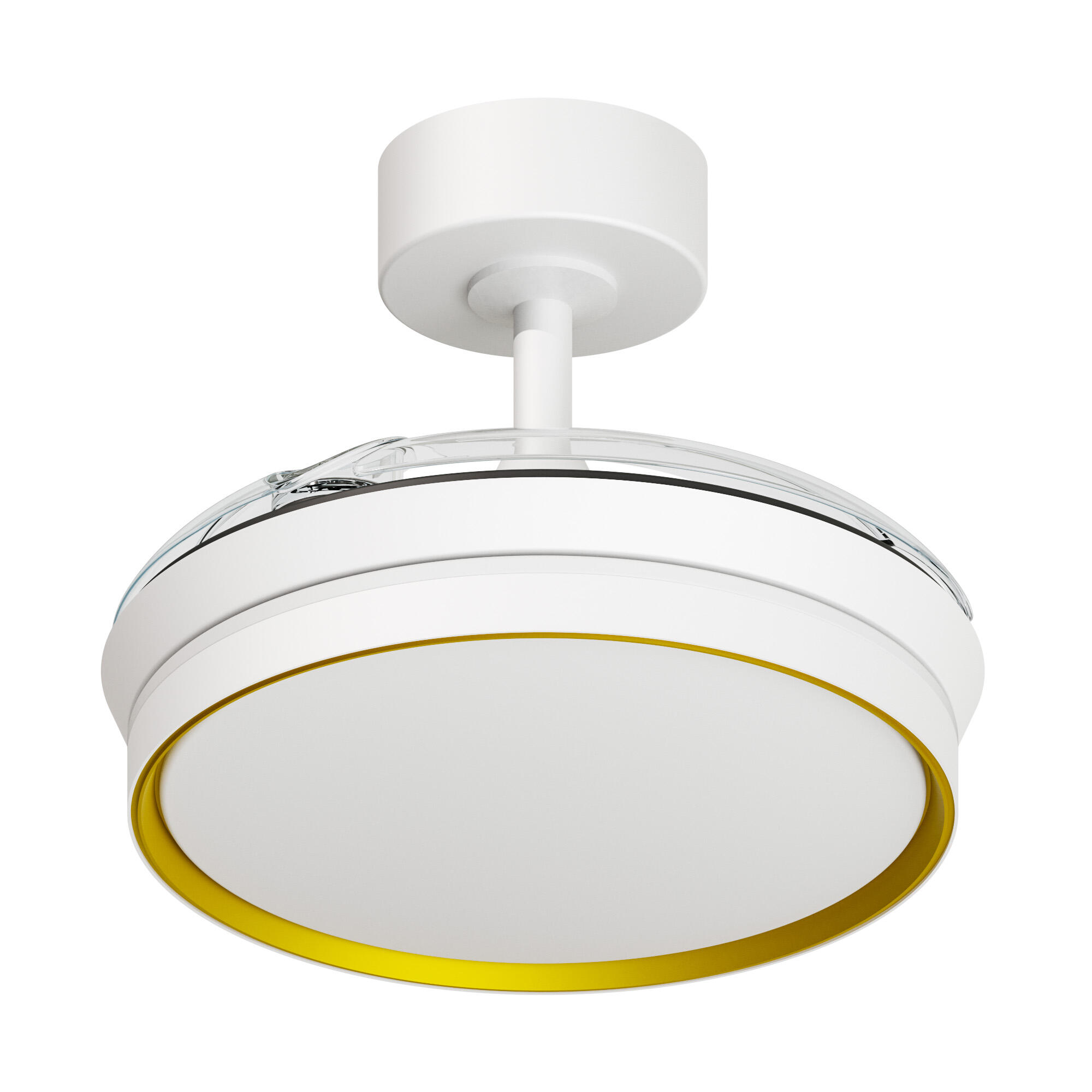 Ventilador de techo con luz silencioso DC Arte Confort Selas S blanco 91 cm - 2