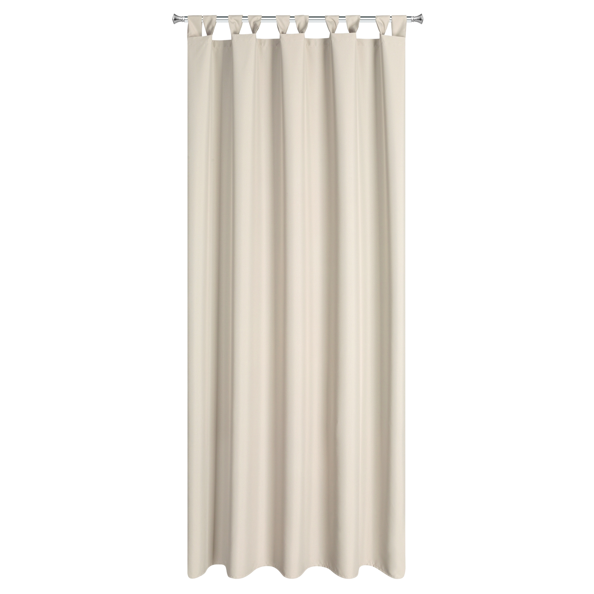 Zasłona ogrodowa Gardenia jasnobeżowa 155 x 240 cm na szelkach