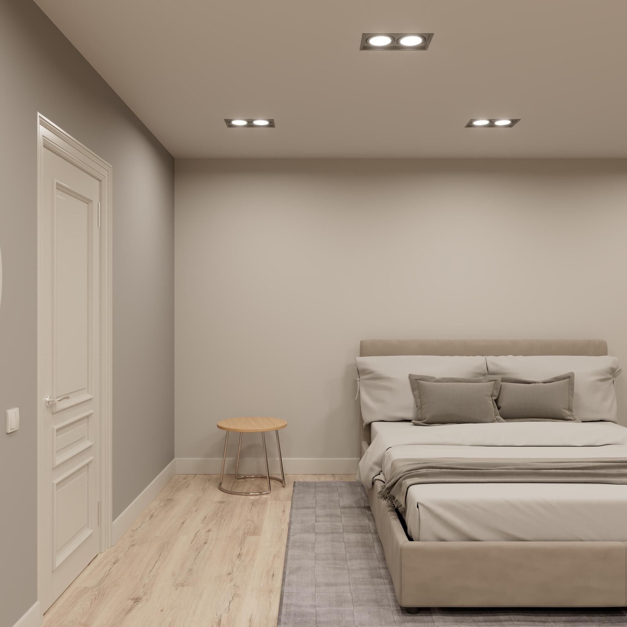 Pack de 2 focos empotrables kardan negro 325x175x45 ar111x2