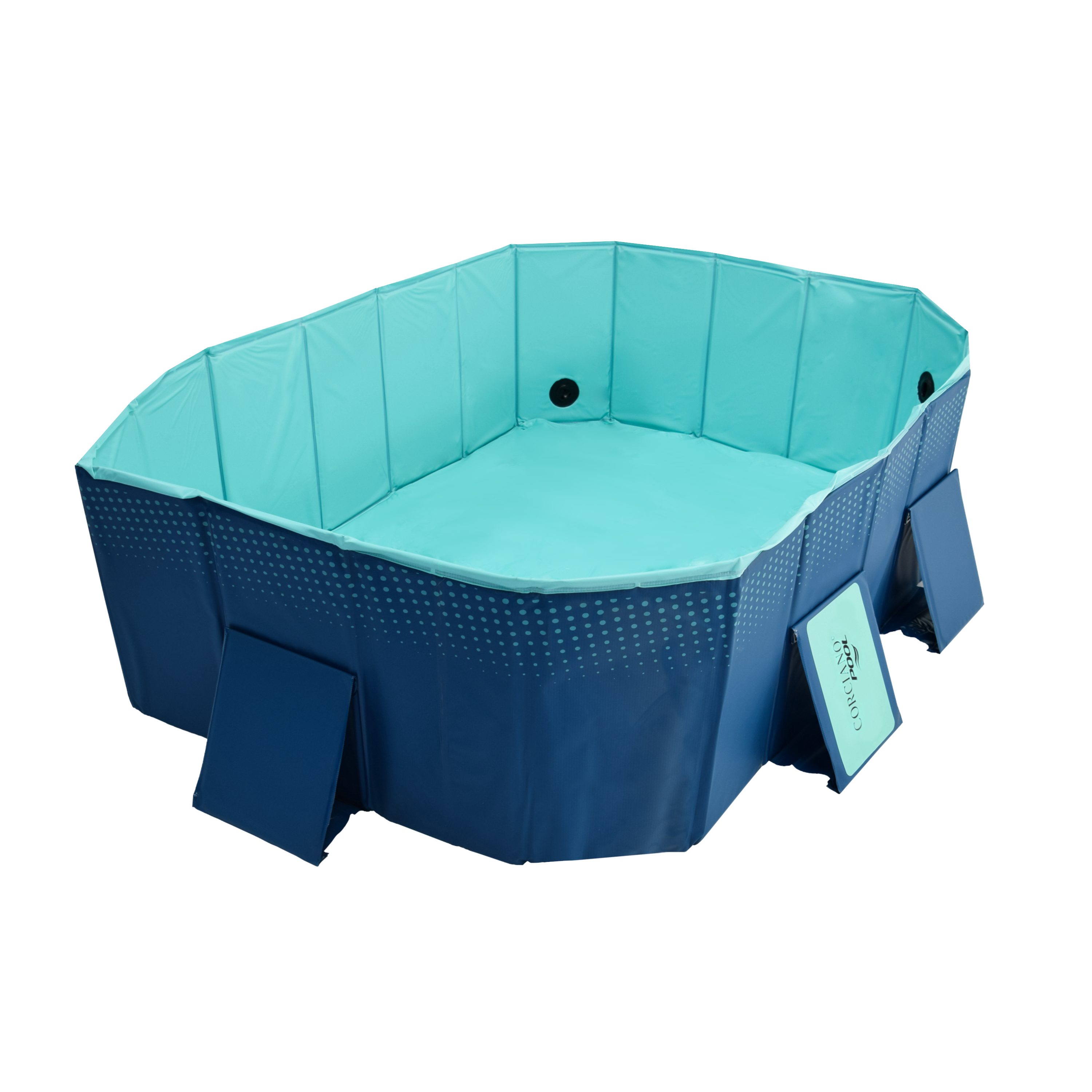 Basen dla dzieci z pokrywą 185x140x45 cm Corciano