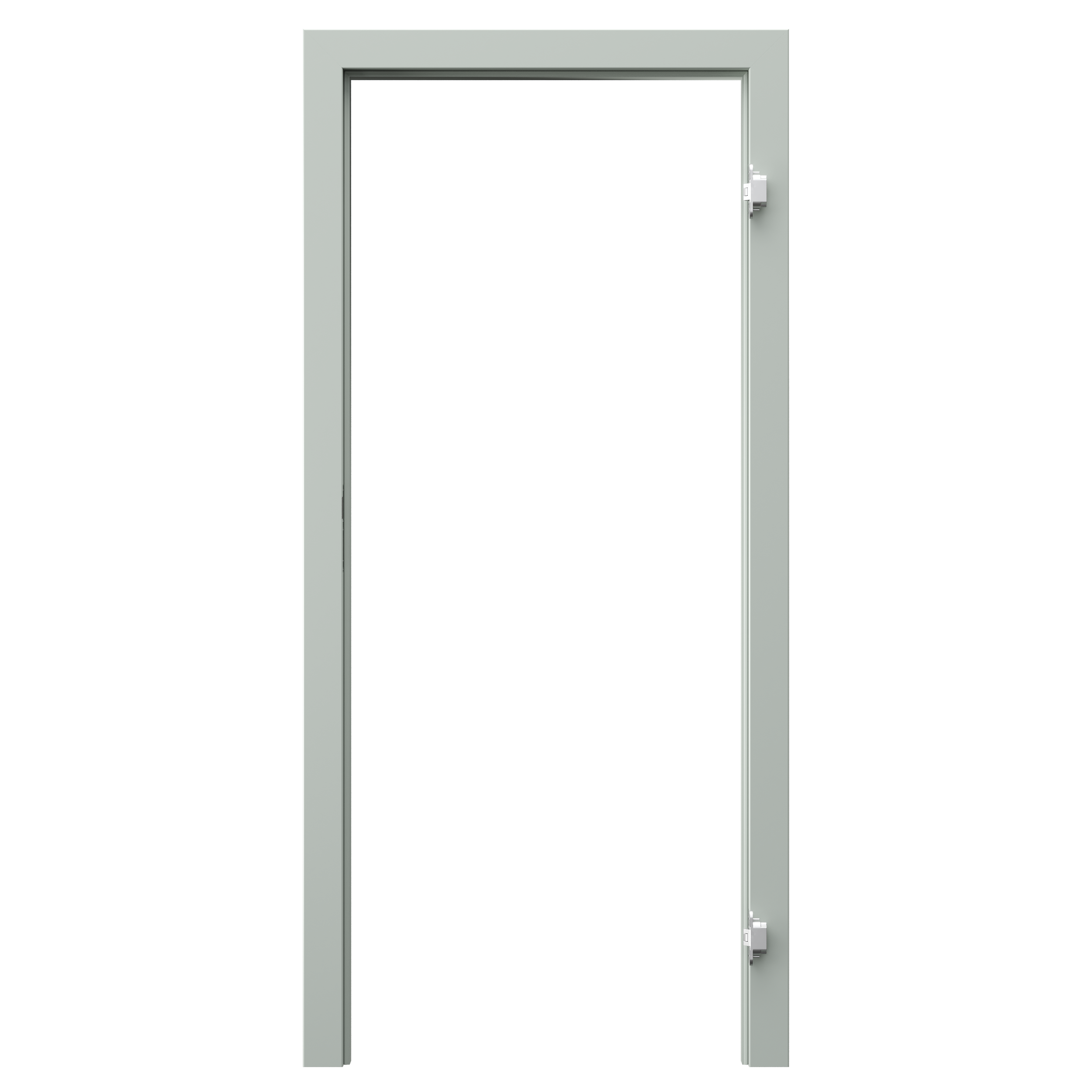 Ościeżnica regulowana kompletna bezprzylgowa Porta 80 prawa do skrzydła Art Deco Szałwia zakres 160-180 mm - 2